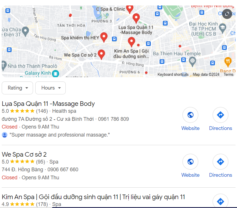 Cách tạo địa điểm Google Map về Spa