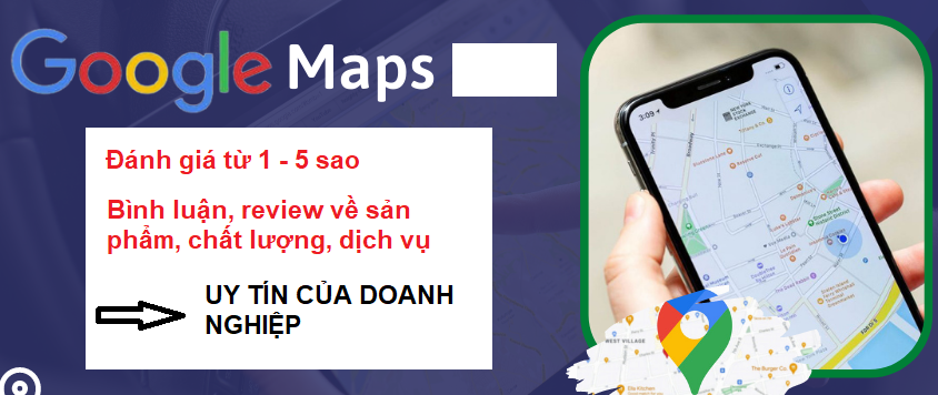 bình luận đánh giá 5 sao địa điểm kinh doanh trên Map