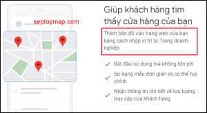 thêm website lên Google Map