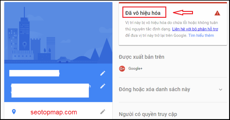 Cách khôi phục Map bị tạm ngưng (vô hiệu hóa)