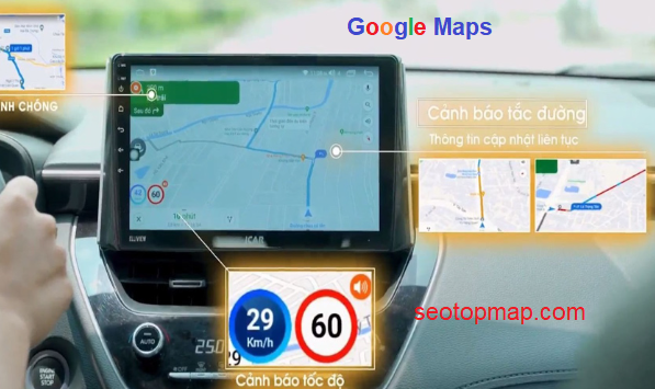 tính năng cảnh báo tốc độ trên Google Map