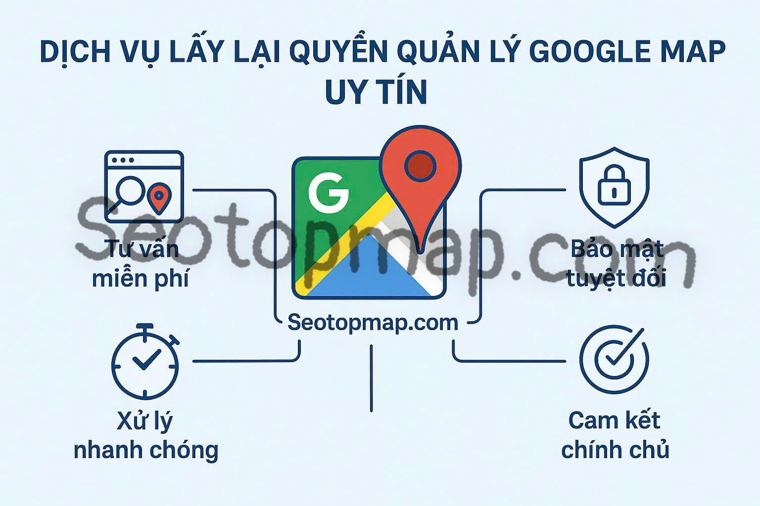Dịch vụ lấy lại quyền quản lý google map uy tín