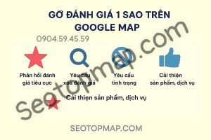 Gỡ đánh giá 1 sao trên Google Map