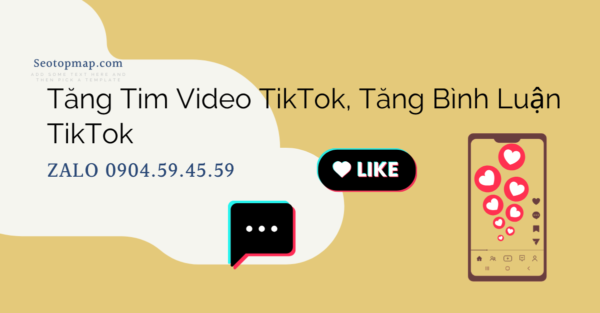 Tăng tim video tiktok
