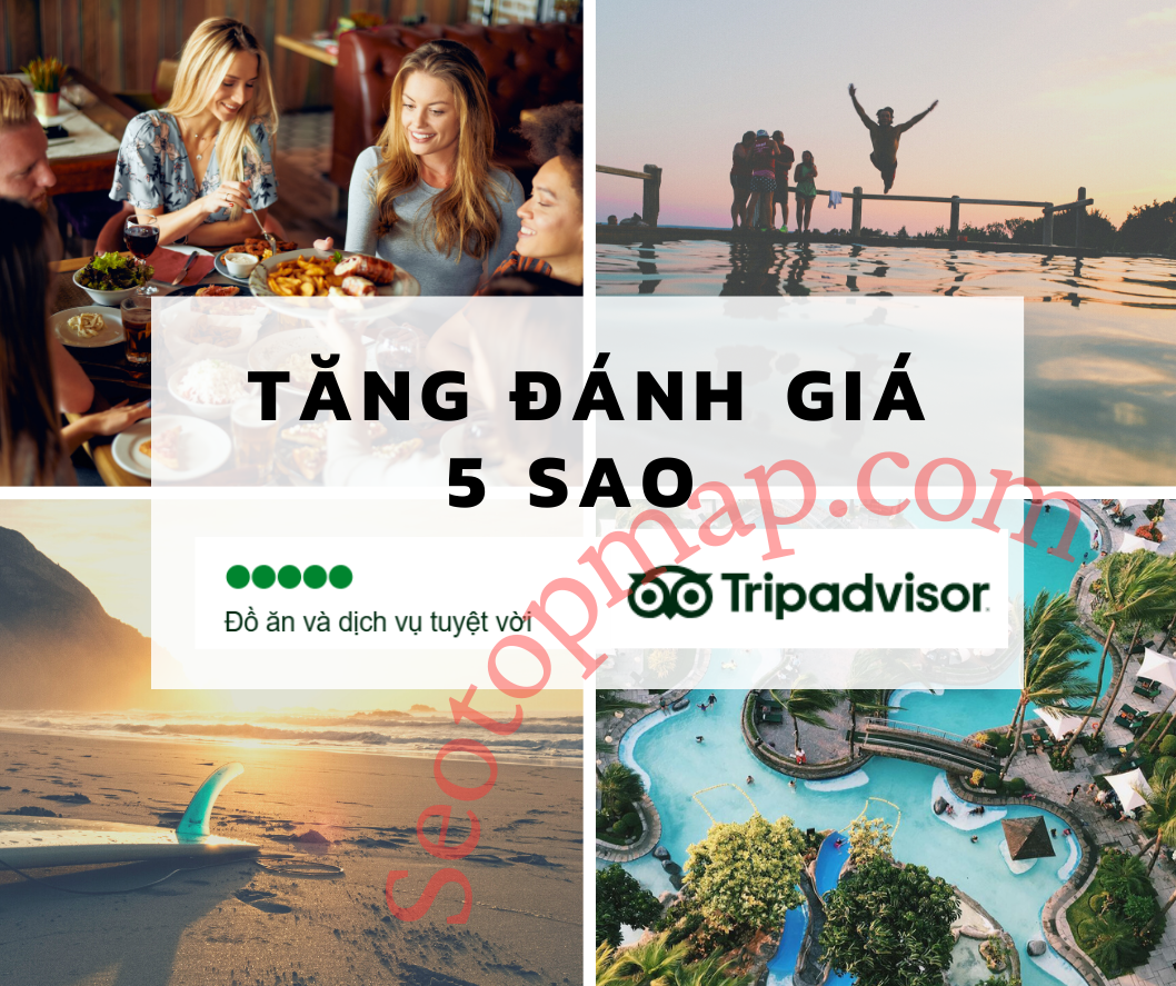 Tăng đánh giá 5 sao tripAdvisor