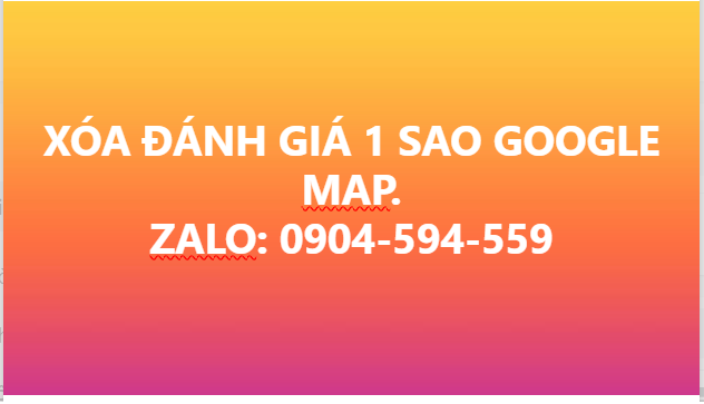 Xóa đánh giá 1 sao google map