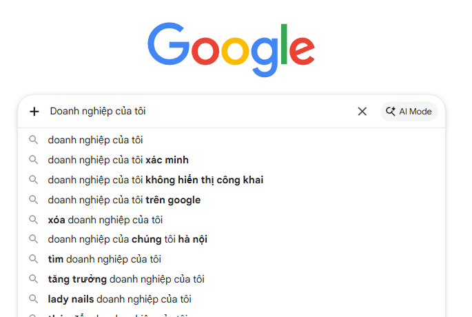 Doanh nghiệp của tôi