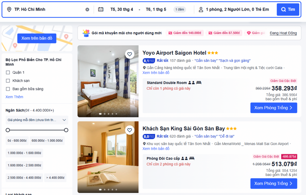ĐĂNG KÝ BÁN PHÒNG KHÁCH SẠN TRÊN TRIP