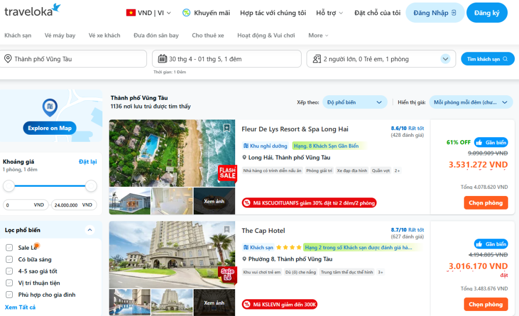 ĐĂNG KÝ BÁN PHÒNG TRAVELOKA