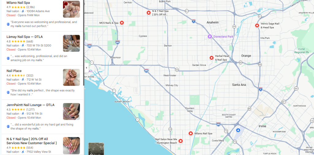 GOOGLE MAP TẠI MỸ