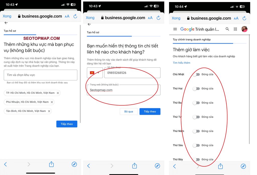 ĐĂNG KÝ GOOGLE MAP