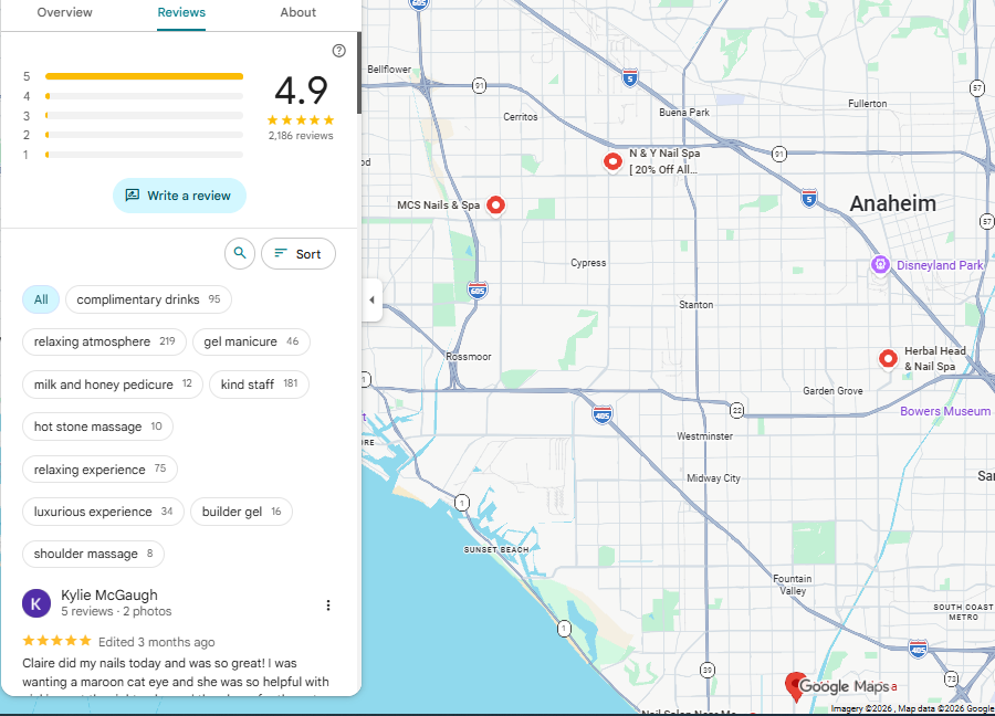 TĂNG REVIEWS 5 SAO GOOGLE MAP MỸ