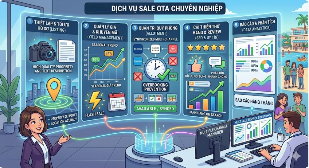 DỊCH VỤ SALE OTA CHUYÊN NGHIỆP