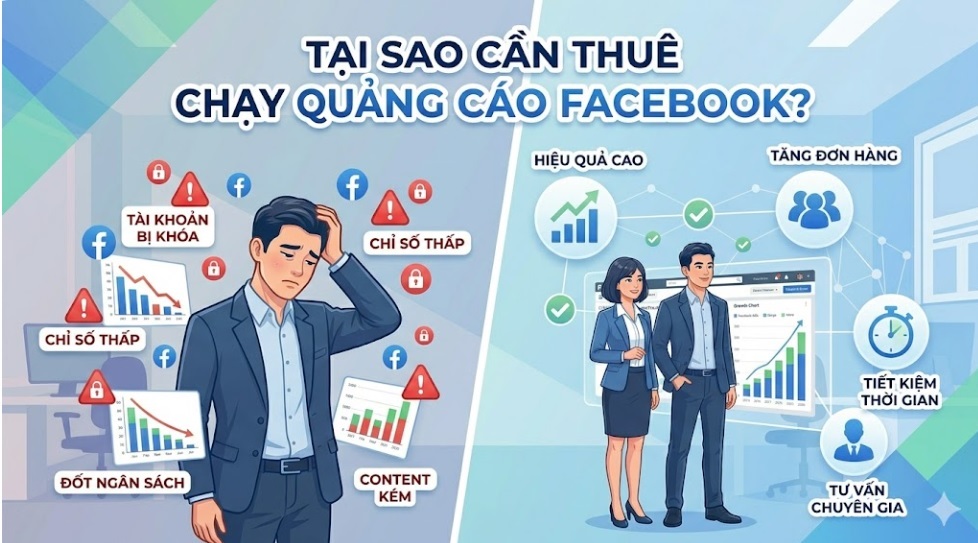TẠI SAO CẦN THUÊ DỊCH VỤ CHẠY QUẢNG CÁO FACEBOOK