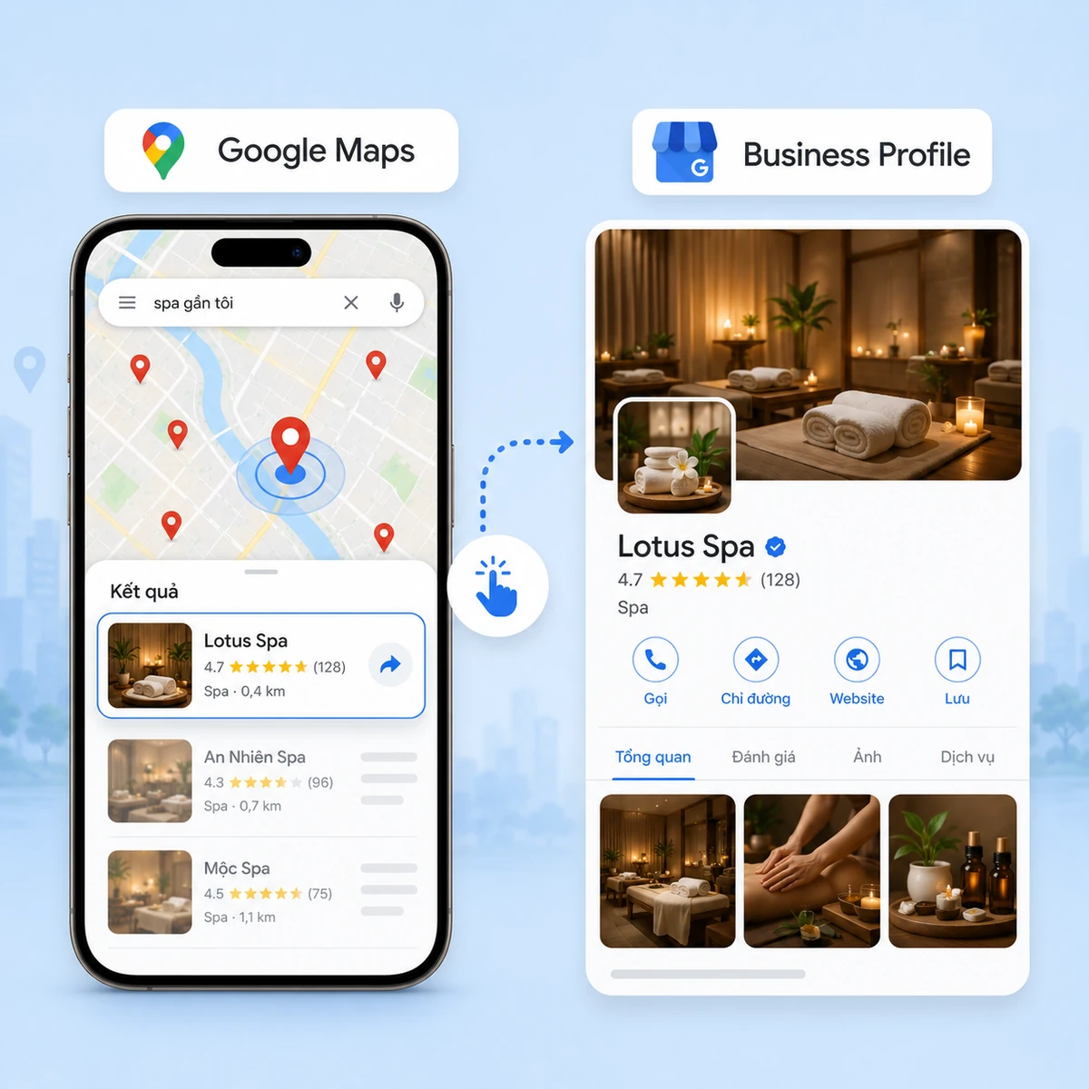 Google Business Profile trên Google Maps