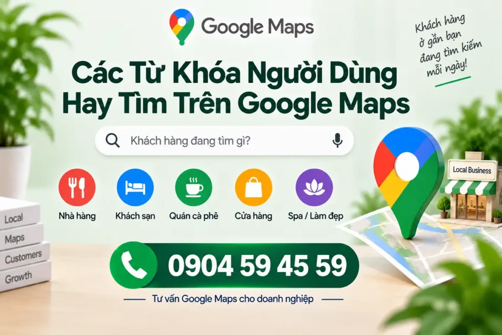 Các Từ Khóa Người Dùng Hay Tìm Trên Google Maps