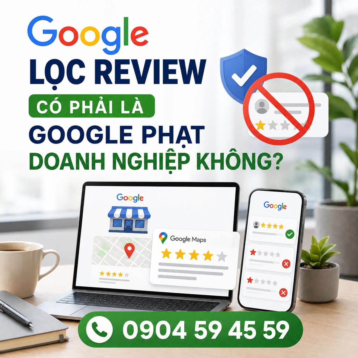Google Lọc Review Có Phải Là Google Phạt Doanh Nghiệp Không?