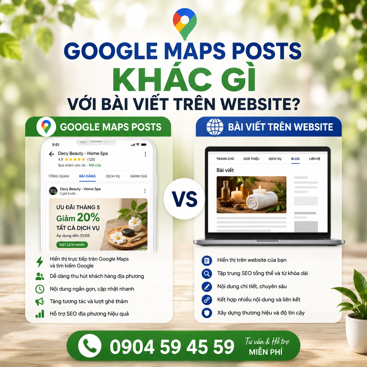 Google Maps Posts Khác Gì Với Bài Viết Trên Website?