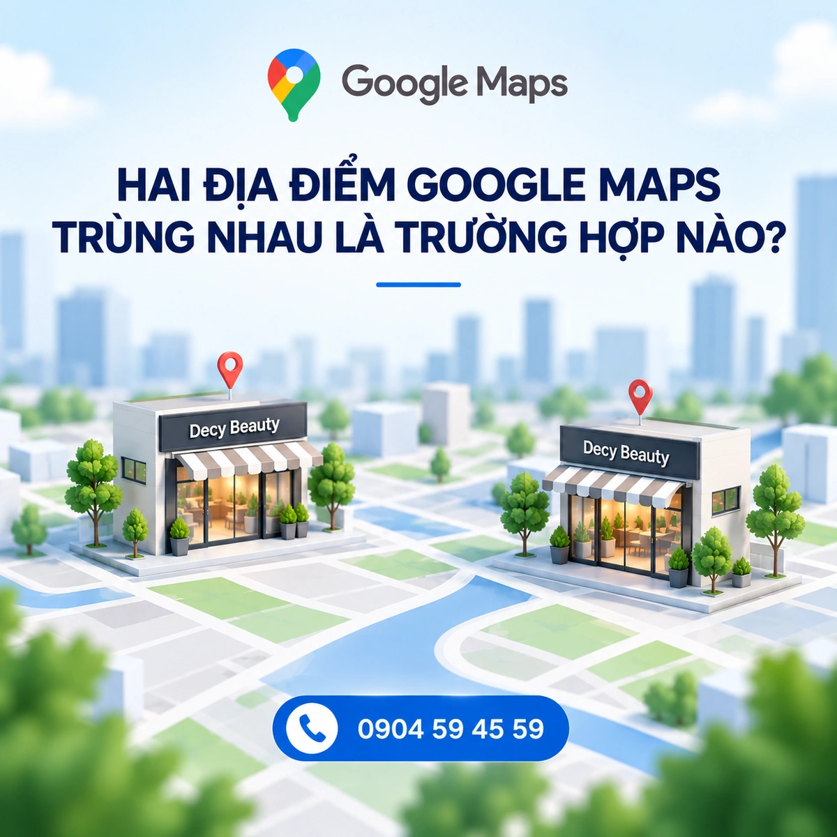 Hai Địa Điểm Google Maps Trùng Nhau Là Trường Hợp Nào?