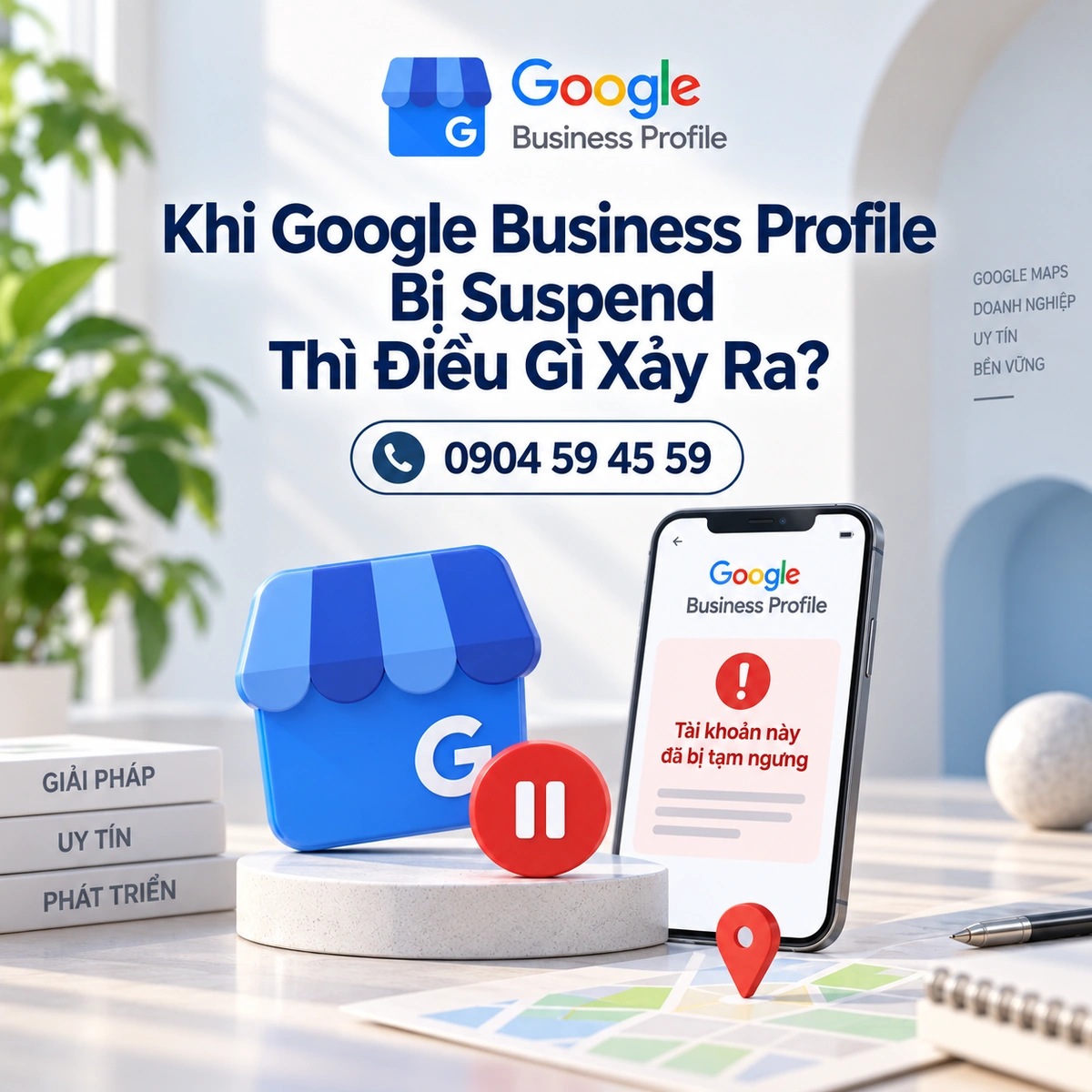 KHI GOOGLE BUSINESS PROFILE BỊ SUSPEND THÌ ĐIỀU GÌ XẢY RA?