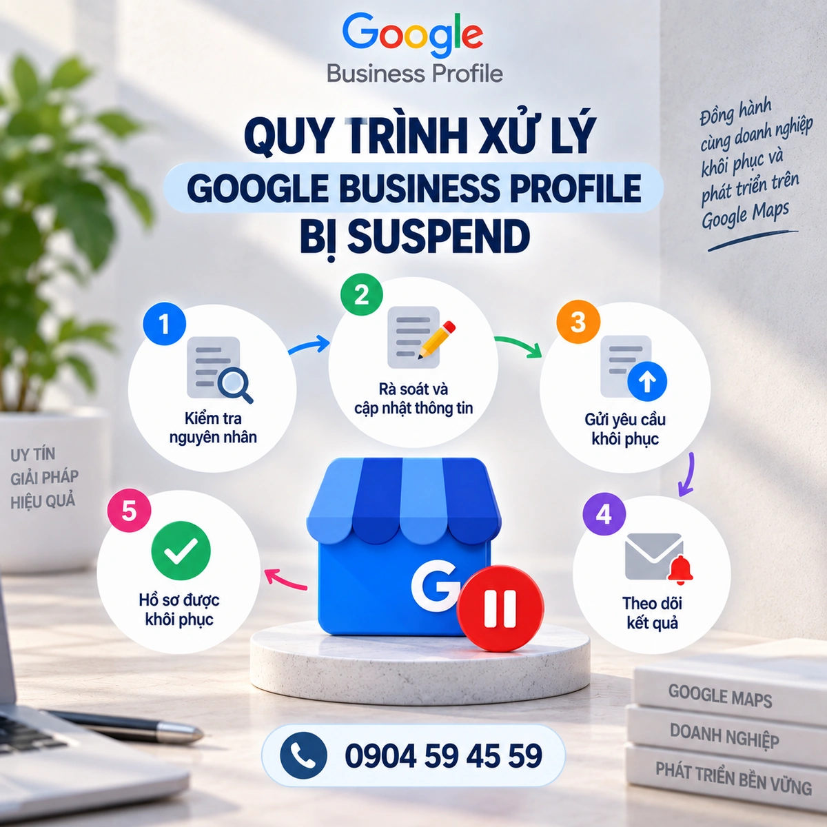 QUY TRÌNH XỬ LÝ GOOGLE BUSINESS PROFILE BỊ SUSPEND