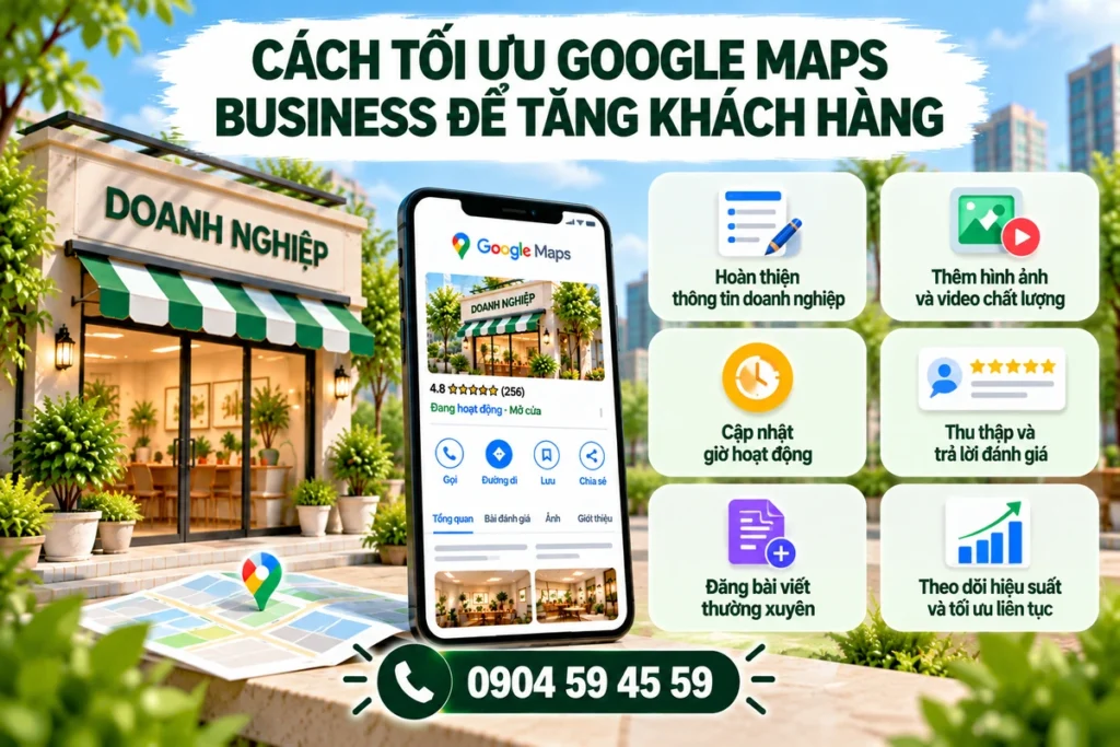 Cách Tối Ưu Google Maps Business Để Tăng Khách Hàng