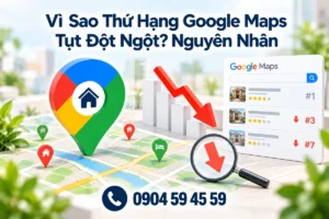 Vì Sao Thứ Hạng Google Maps Tụt Đột Ngột? Nguyên Nhân