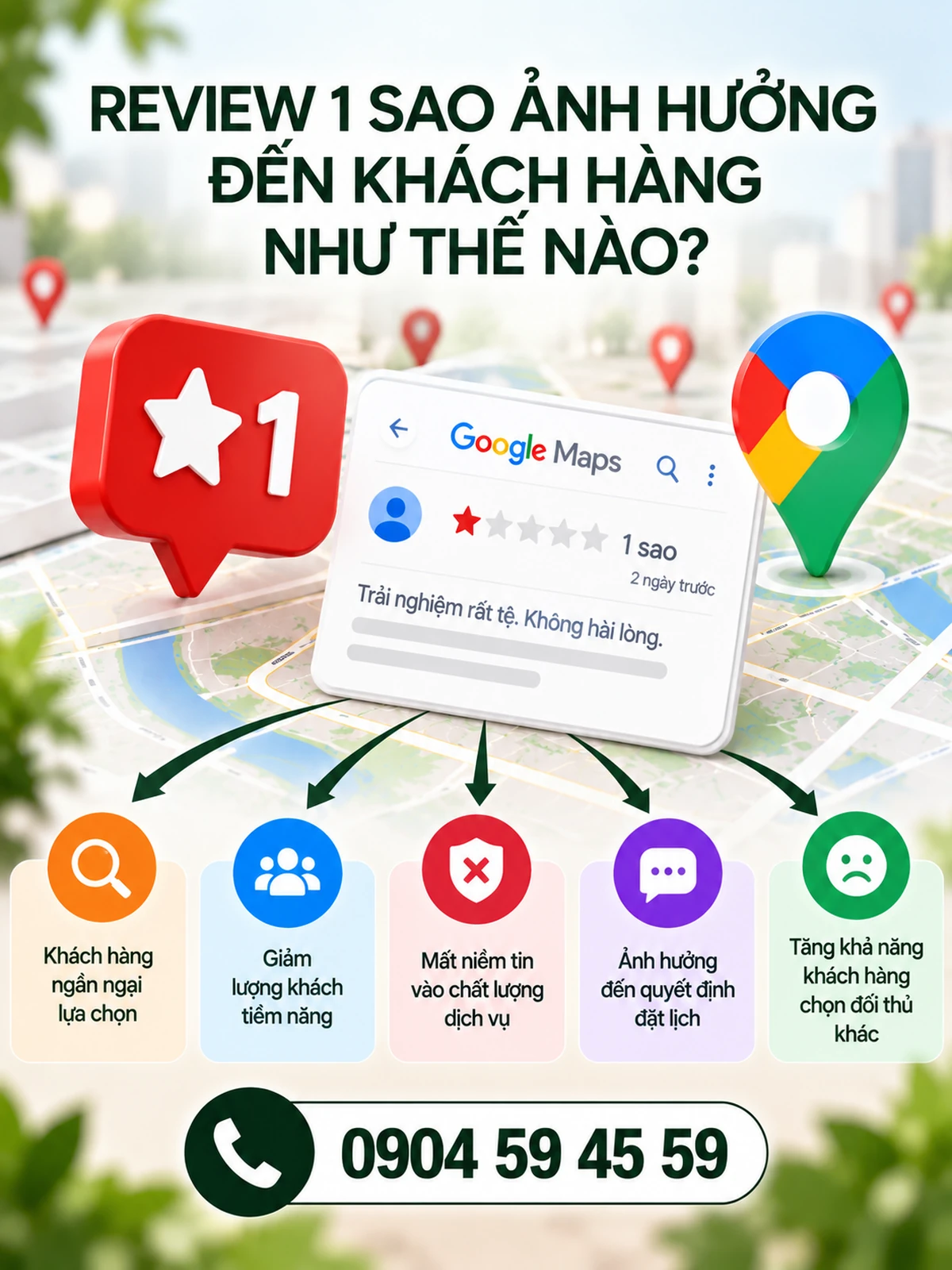 Review 1 sao ảnh hưởng đến khách hàng như thế nào?