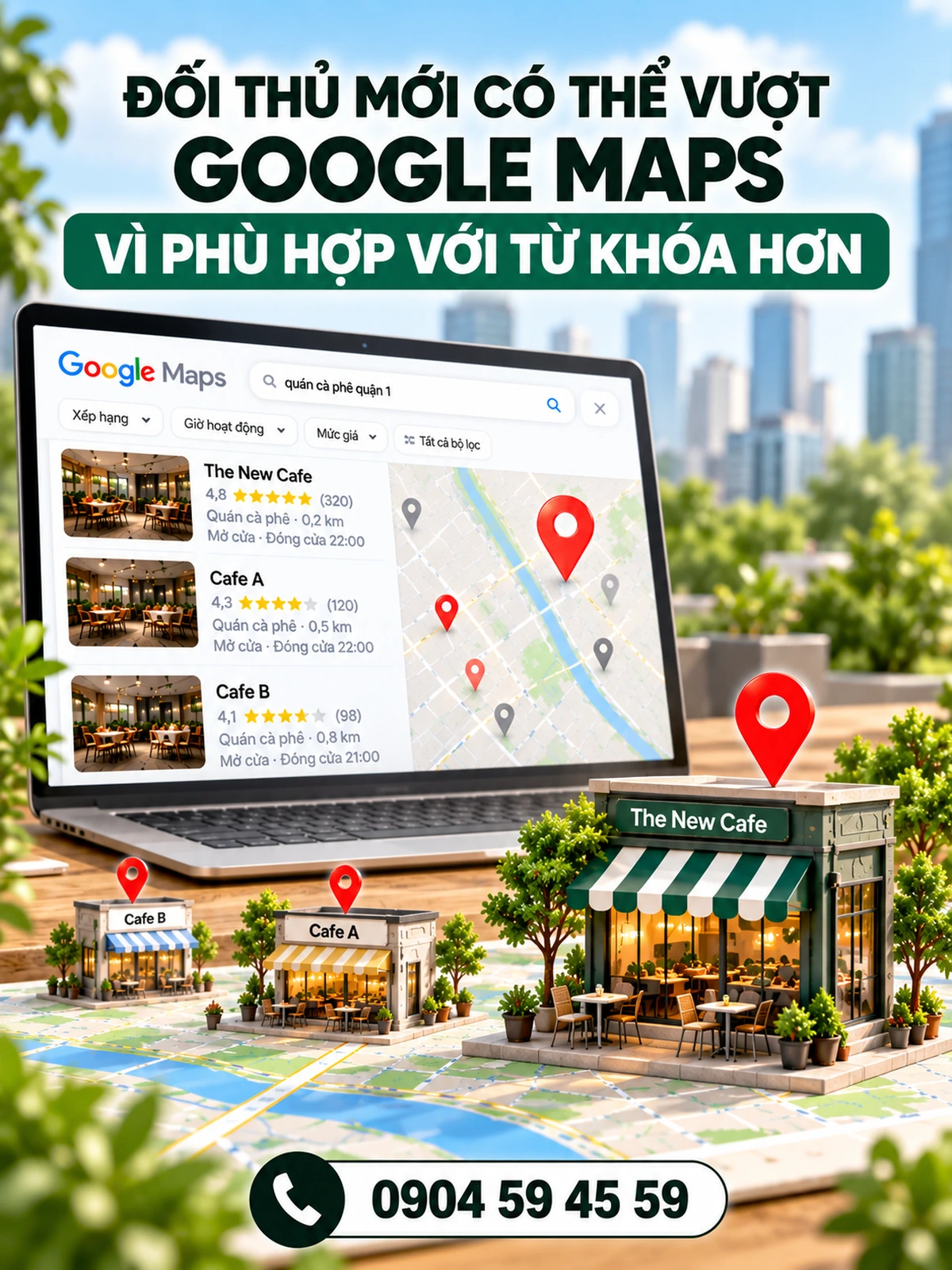 Đối thủ mới có thể vượt Google Maps vì phù hợp với từ khóa hơn
