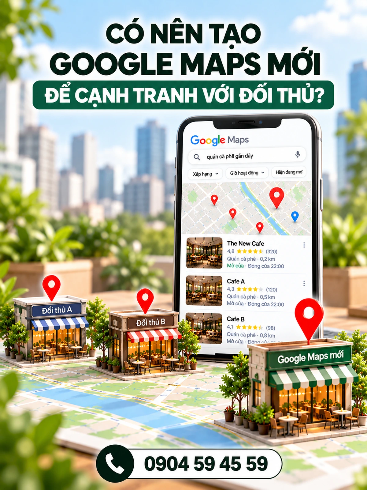 Có nên tạo Google Maps mới để cạnh tranh với đối thủ?