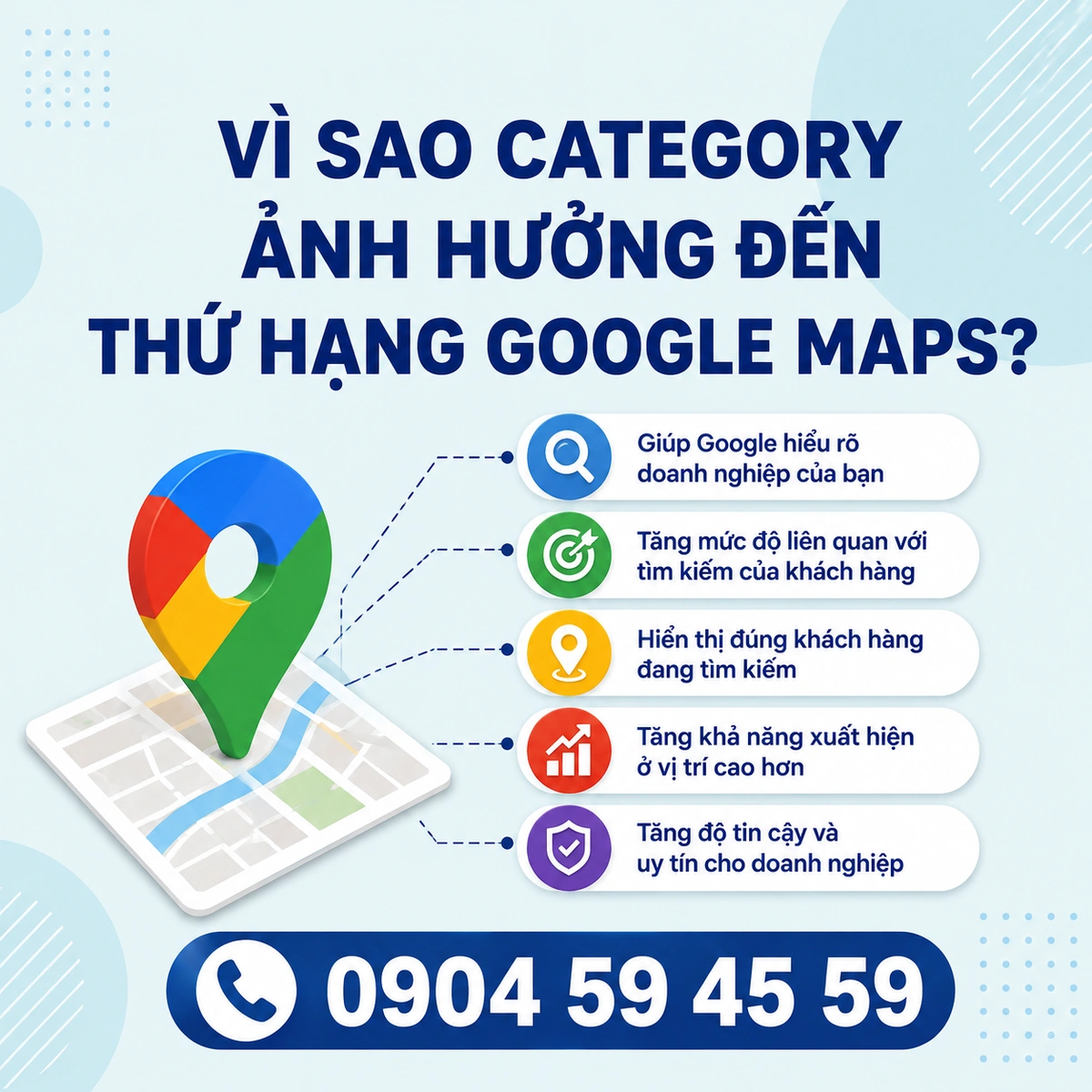 Vì Sao Category Ảnh Hưởng Đến Thứ Hạng Google Maps?
