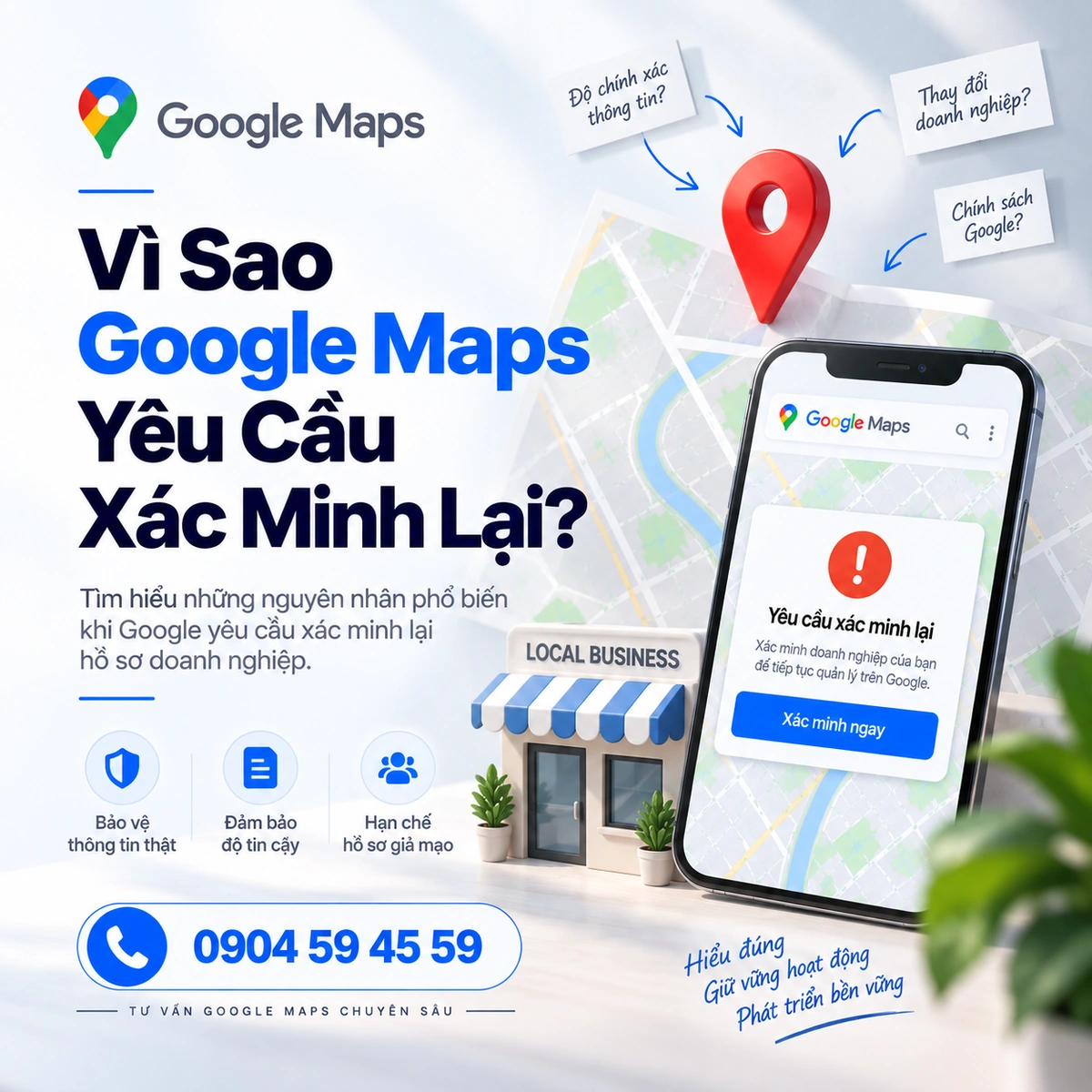 Vì Sao Google Maps Yêu Cầu Xác Minh Lại?