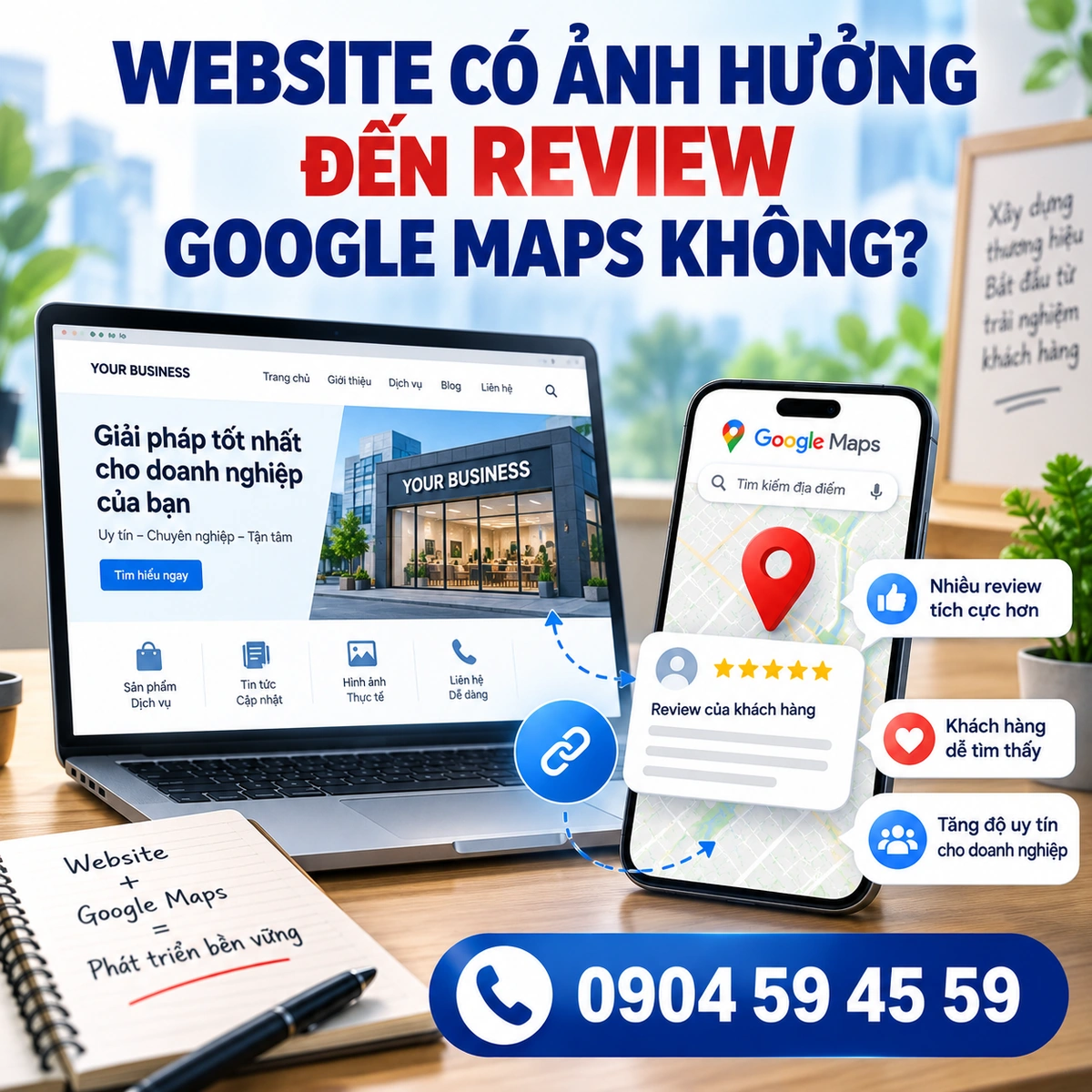 Website Có Ảnh Hưởng Đến Review Google Maps Không?