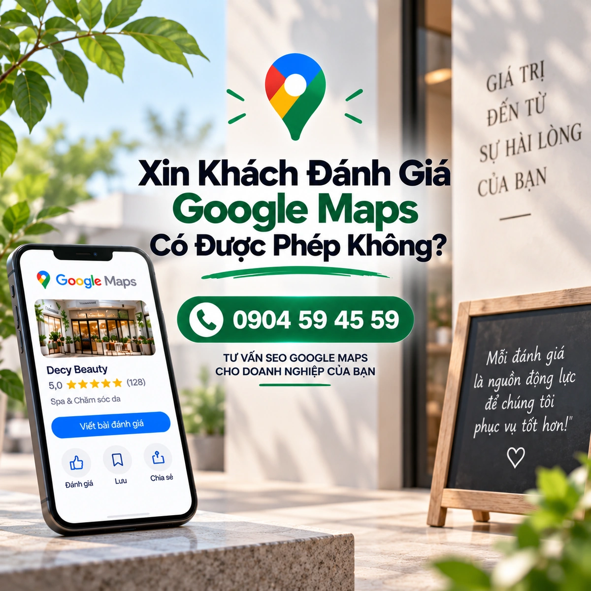 Xin Khách Đánh Giá Google Maps Có Được Phép Không?