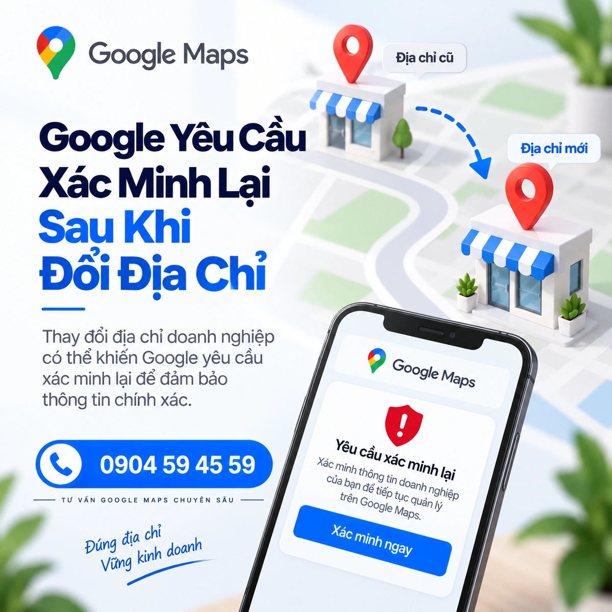 Google Yêu Cầu Xác Minh Lại Sau Khi Đổi Địa Chỉ
