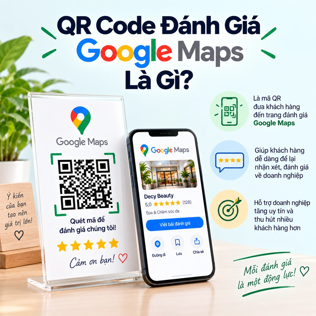 QR Code Đánh Giá Google Maps Là Gì?