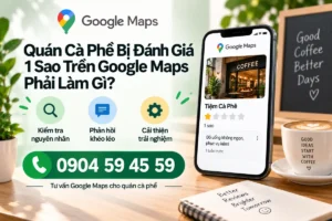 Quán Cà Phê Bị Đánh Giá 1 Sao Trên Google Maps Phải Làm Gì?