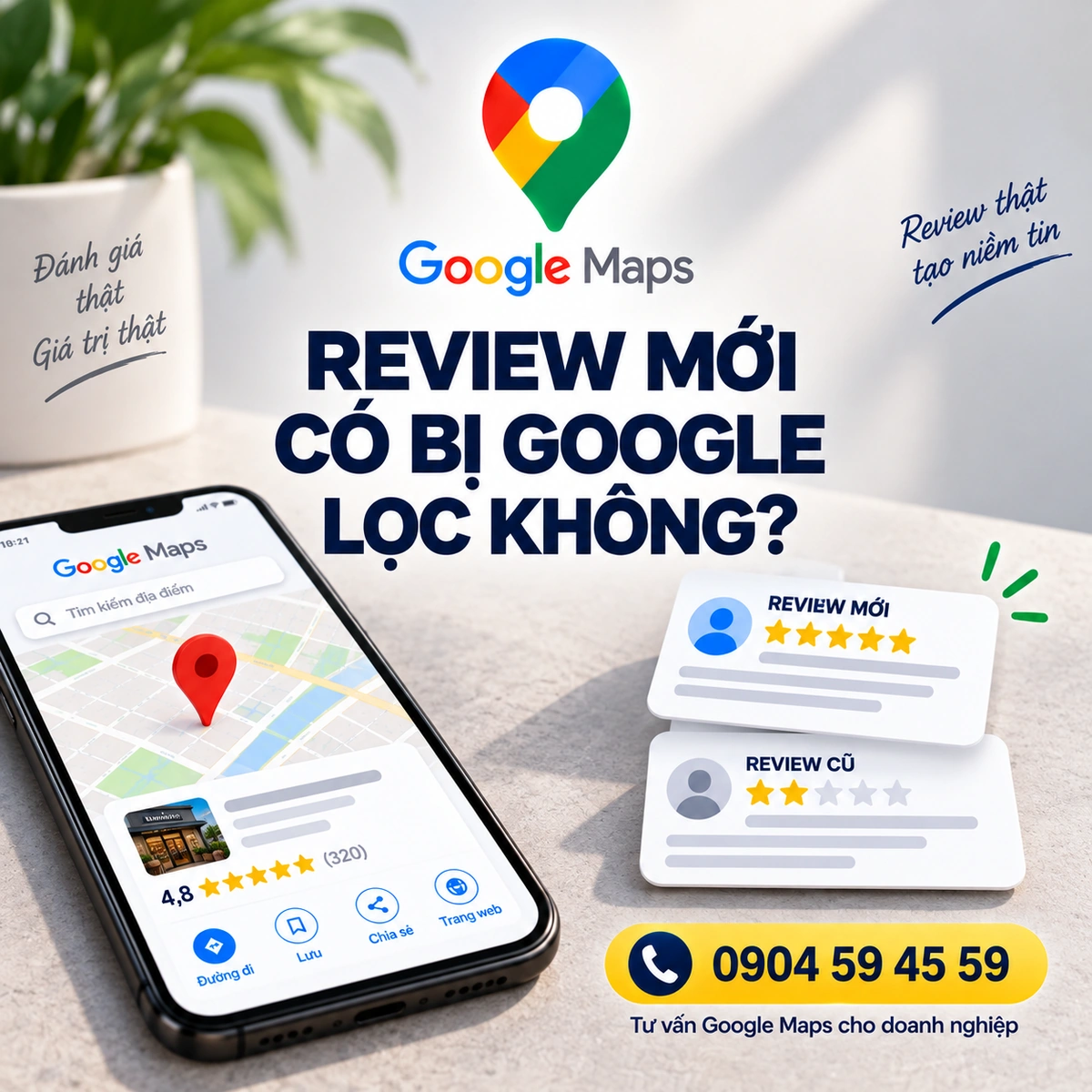 REVIEW MỚI CÓ BỊ GOOGLE LỌC KHÔNG?