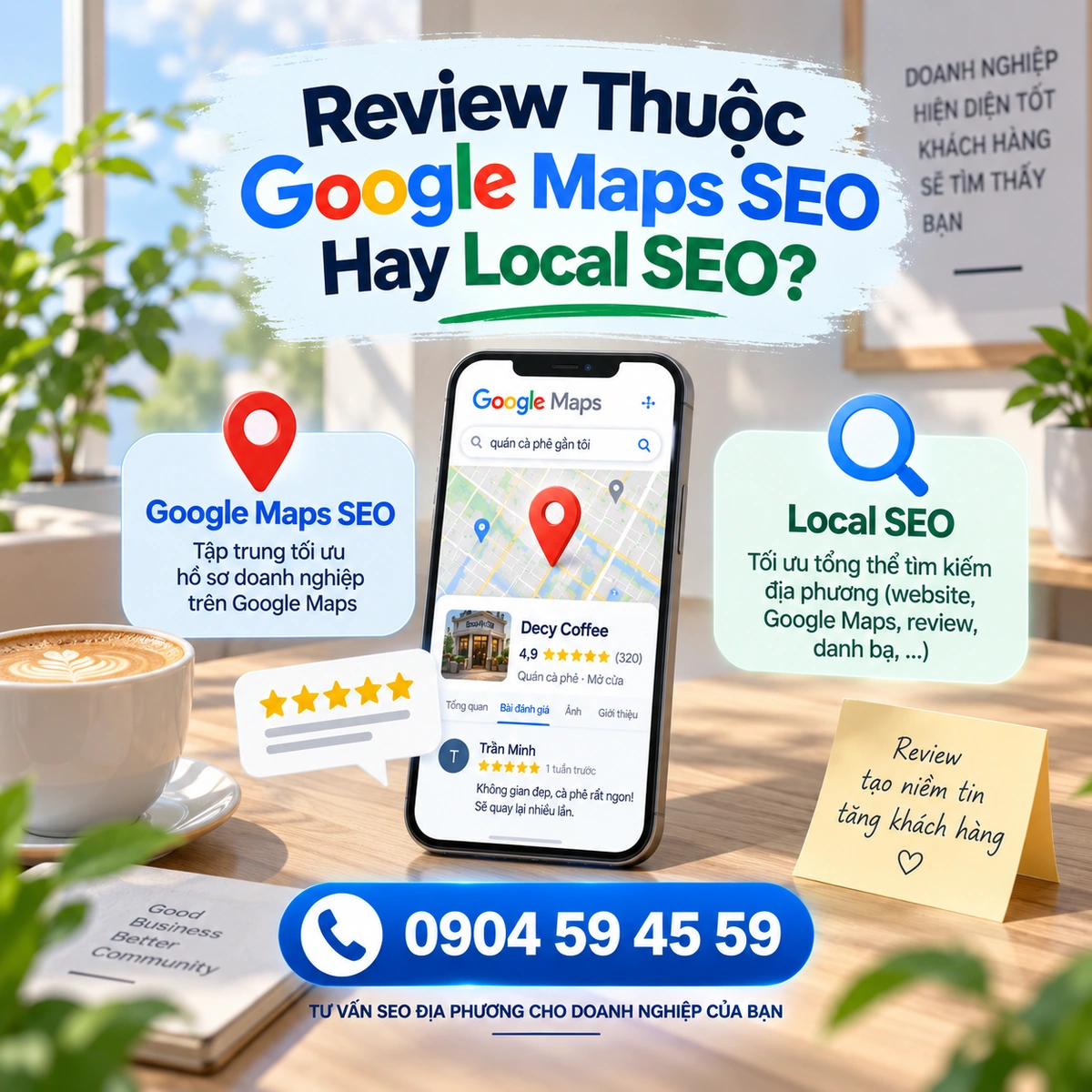 Review Thuộc Google Maps SEO Hay Local SEO?