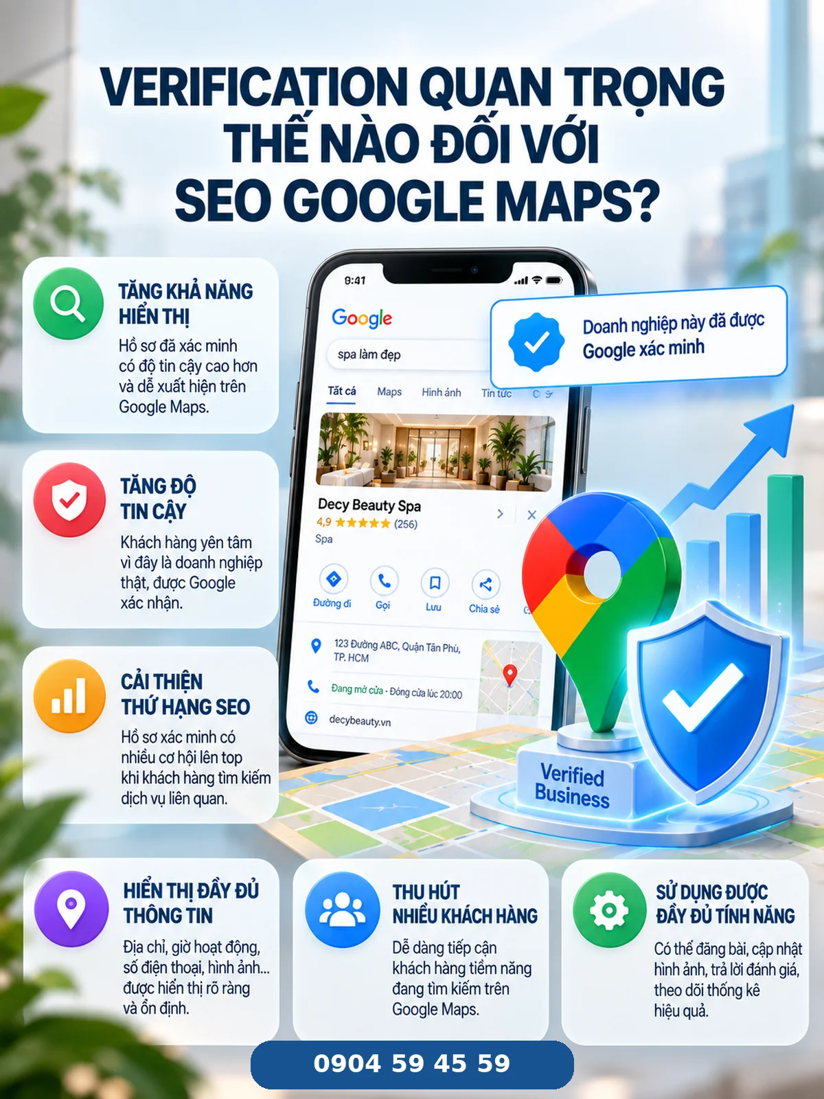 Verification quan trọng thế nào đối với SEO Google Maps?