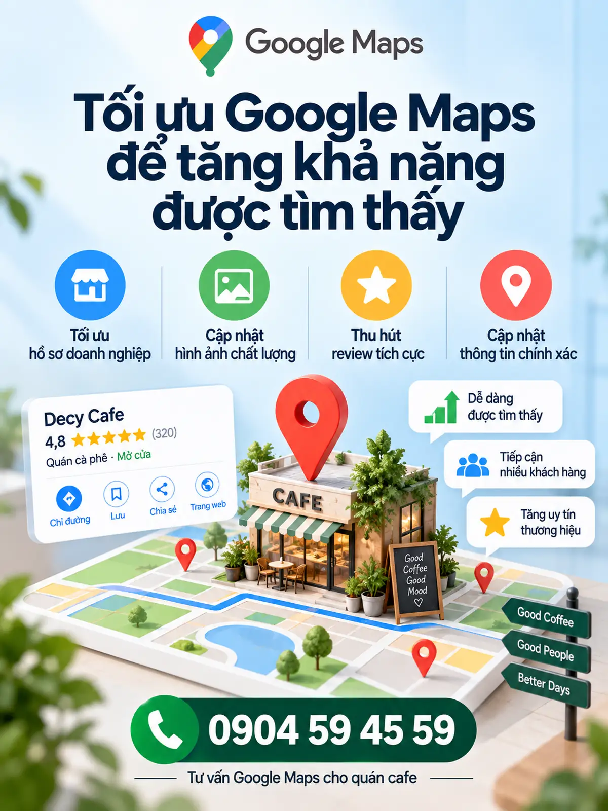 Tối Ưu Google Maps Để Tăng Khả Năng Được Tìm Thấy