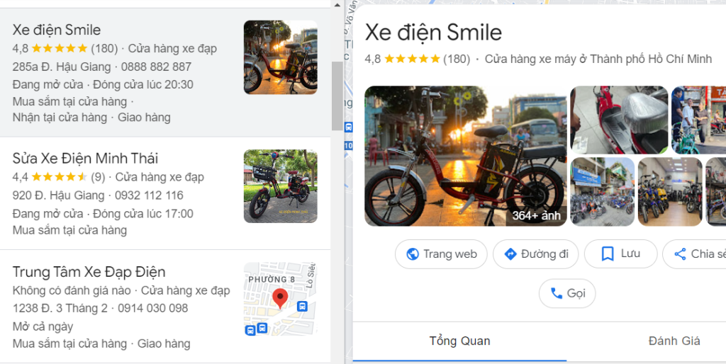 Tạo địa điểm Google Map