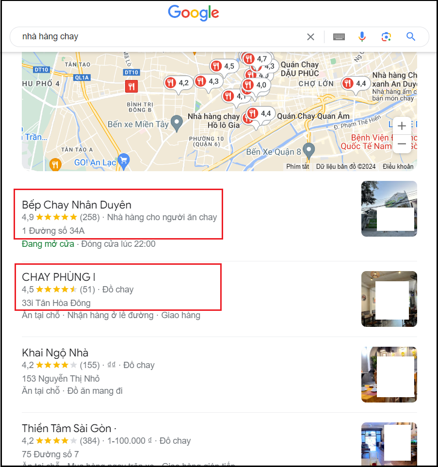 Lên Top tìm kiếm trên Google Map