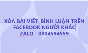 Xóa bài viết trên facebook người khác