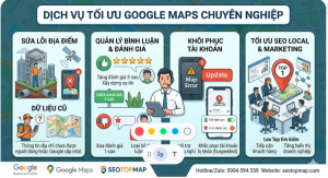 Dịch vụ tối ưu Google Maps chuyên nghiệp