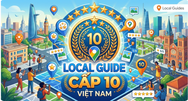 ĐÁNH GIÁ TÀI KHOẢN LOCAL GUIDE CẤP 10 GOOGLE MAP