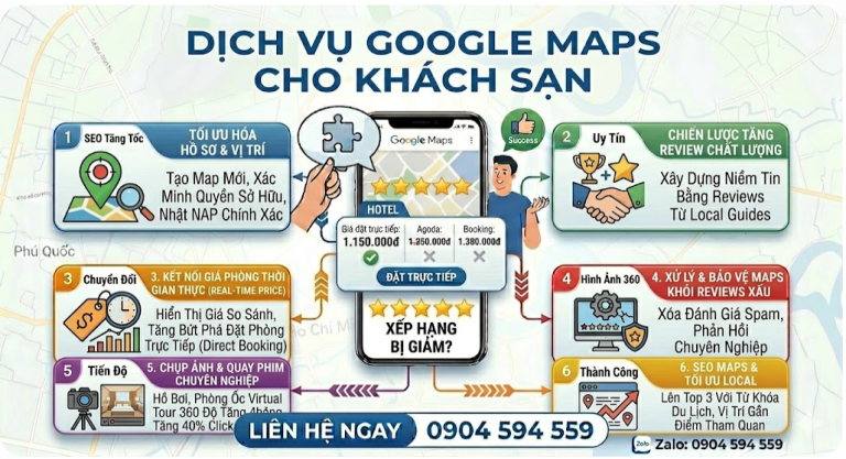 DỊCH VỤ GOOGLE MAP KHÁCH SẠN