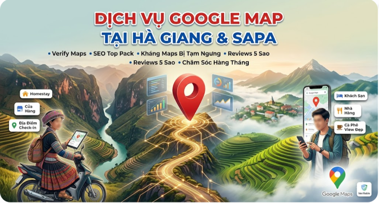 Dịch vụ google map Hà Giang Sapa