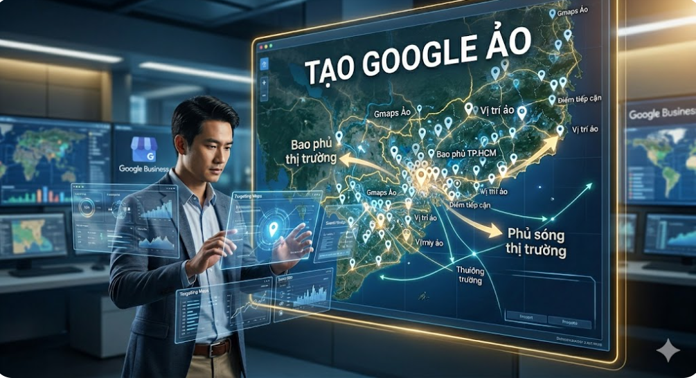 TẠO ĐỊA ĐIỂM ẢO GOOGLE MAP