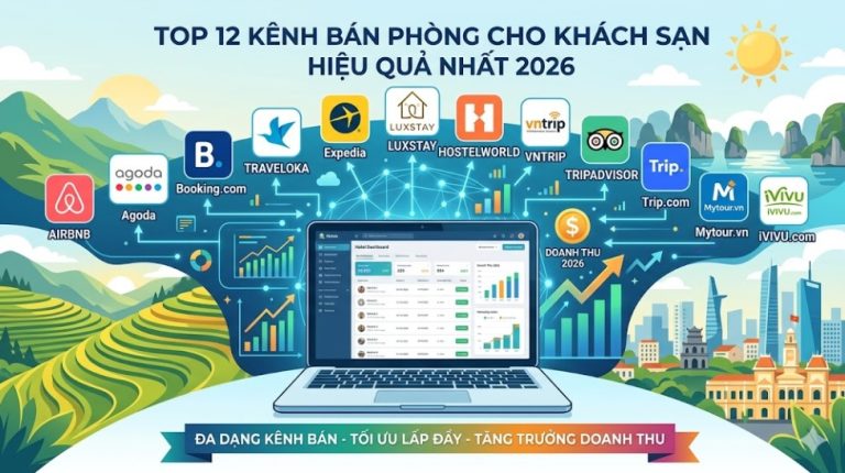 TOP 12 KÊNH OTA BÁN PHÒNG KHÁCH SẠN HIỆU QUẢ